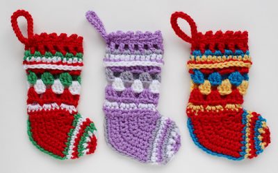 Crochet Christmas stockings
